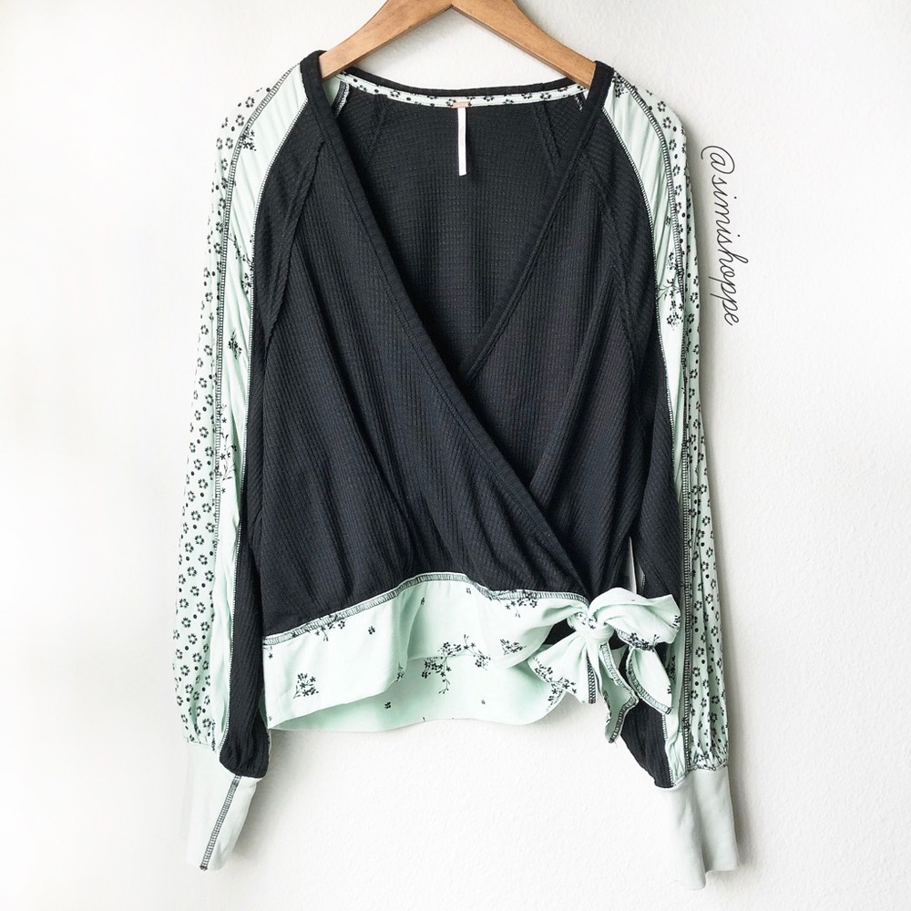 NEW Free People Auxton Thermal Long Sleeve Top